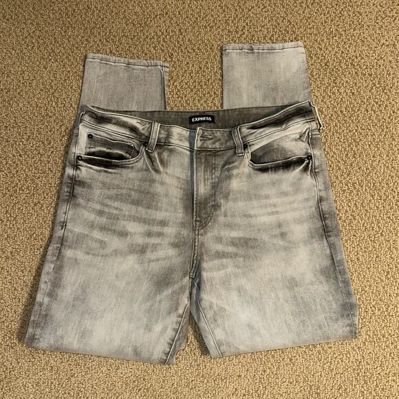 Express Other - Express gray skinny jeans
